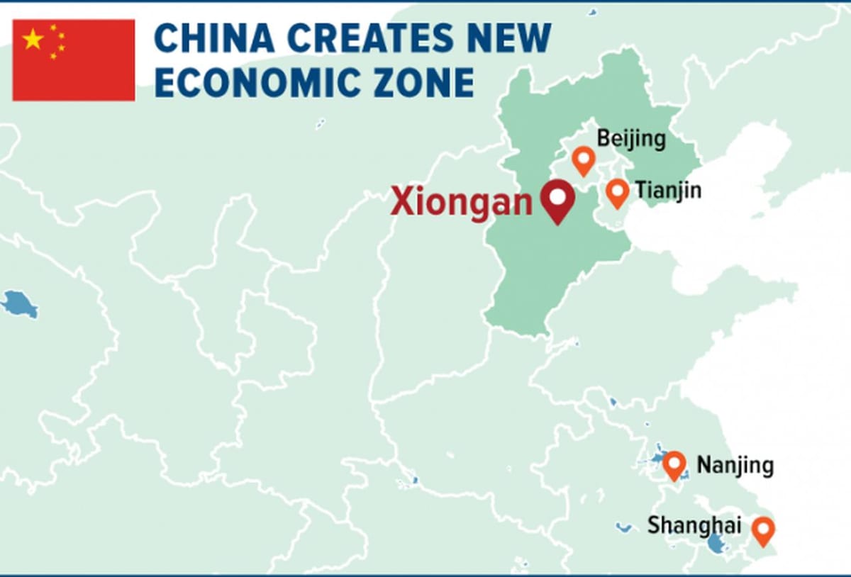 kart Shenzhen xüsusi iqtisadi zonanın