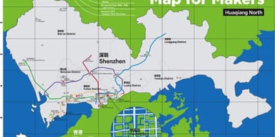 Kart Shenzhen xəritə şəxslər üçün
