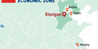 Kart Shenzhen xüsusi iqtisadi zonanın